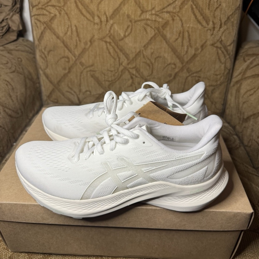 MISMATCH Asics Womens GT 2000 12 1012B506 White Running Shoes Sneakers (Read)